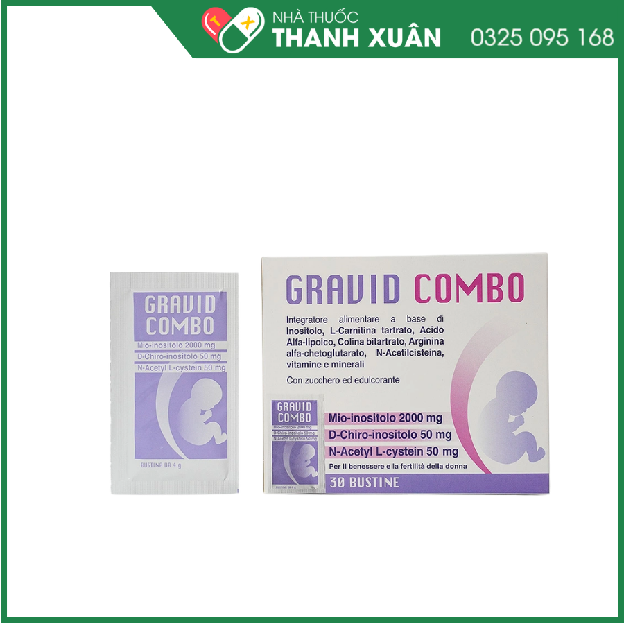 Gravid Combo – Tăng cường khả năng thụ thai